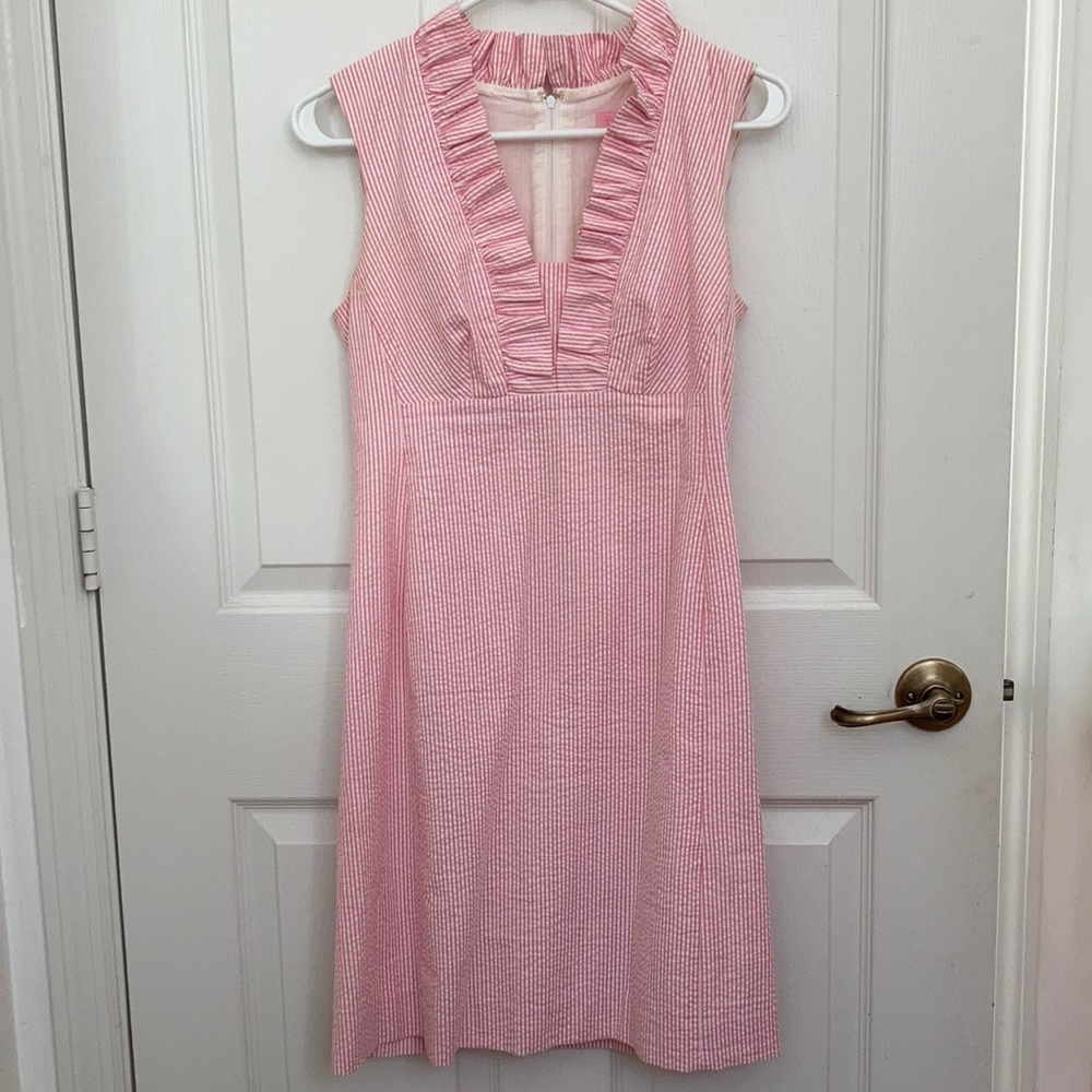 Lilly Pulitzer Seersucker Sun Dress